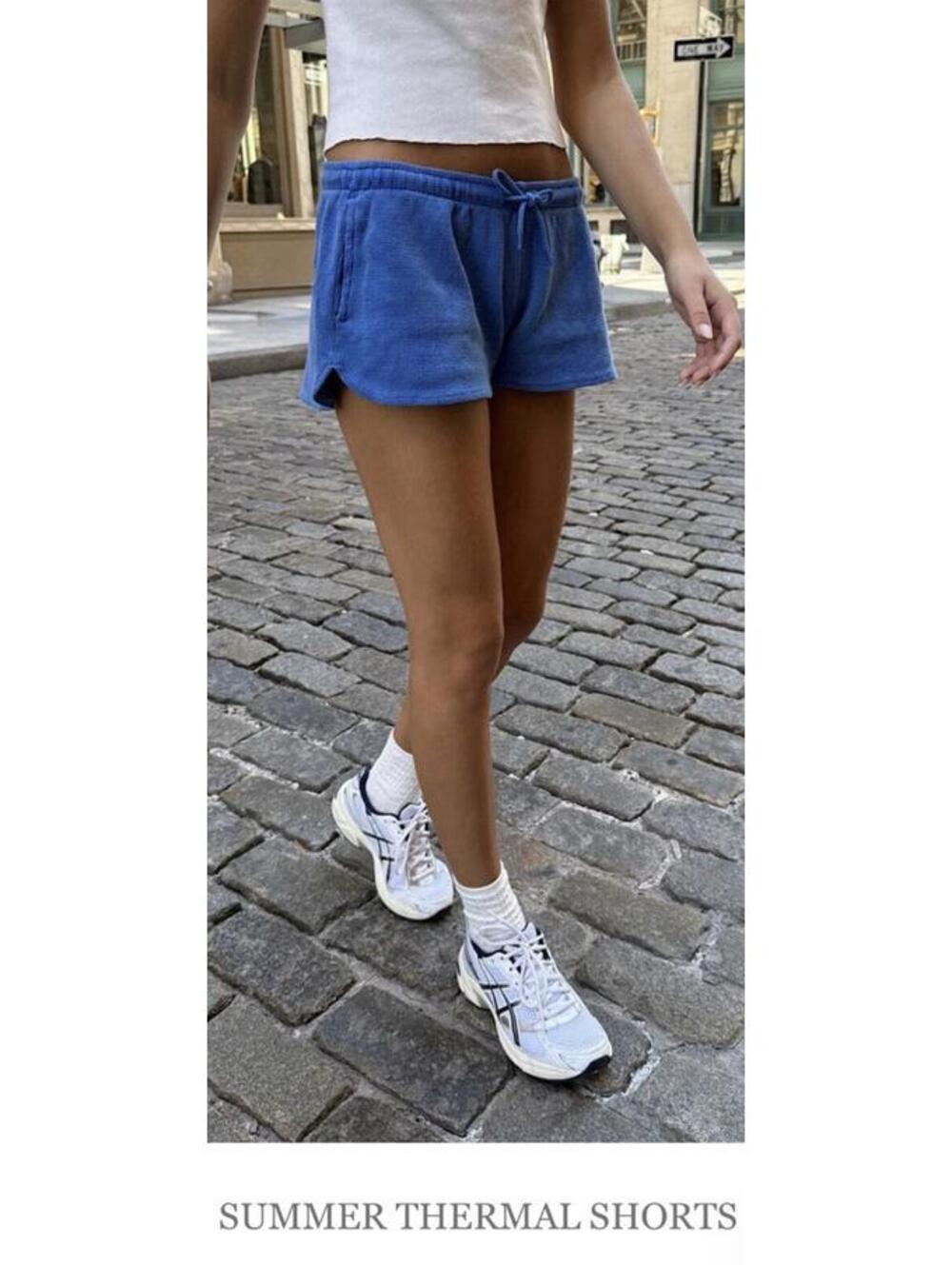 John Galt New With Tags XS/S Blue Thermal Short 2” Brandy Melville